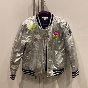 ROCKETS Of AWESOME 😎 size 8 Unisex Bomber metallic jacket